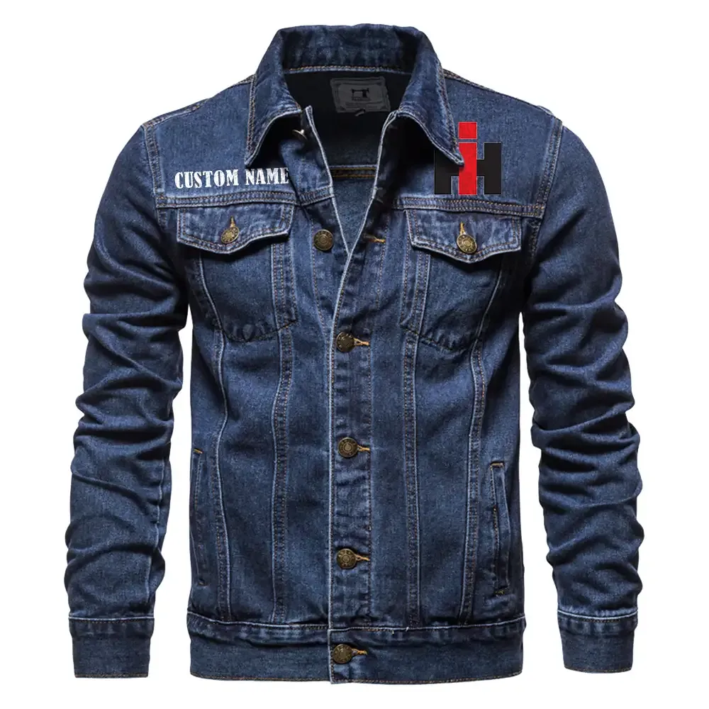 Heavy Utility Vehicle Denim Jacket, Denim Jacket Built Tough CAR190 - Dark Blue
