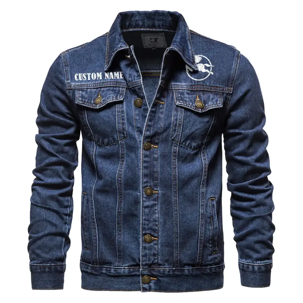 Powerhaul Motors Denim Jacket, Denim Jacket Built Tough CAR190 - Dark Blue