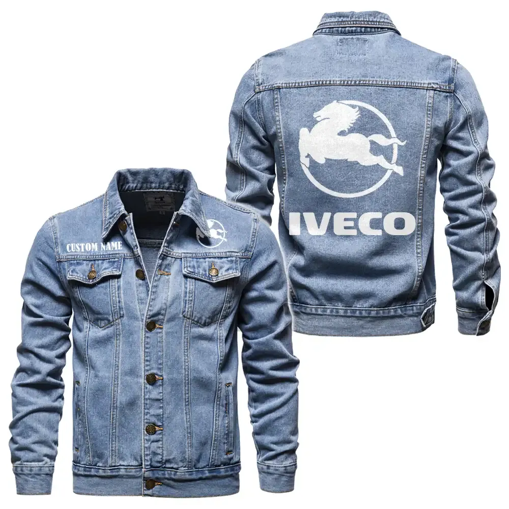 CargoPro Equipment Denim Jacket, Rider Lifestyle Denim Jacket CAR190 - Light Blue