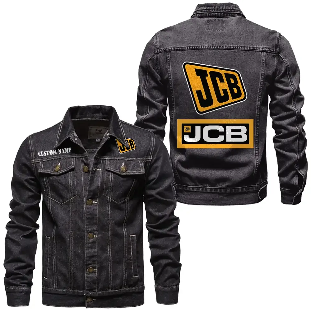 Digging Rig Denim Jacket, Motorcycle Pride Denim Style CAR190 - Black