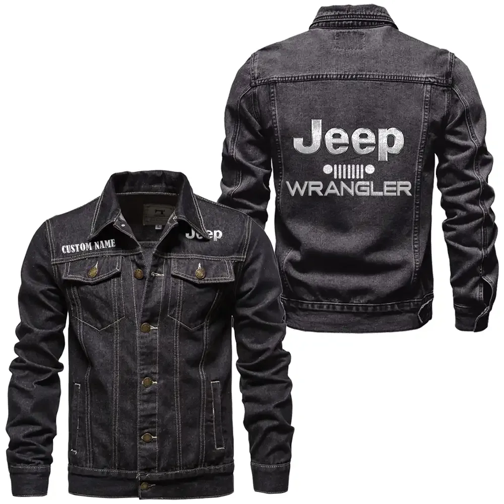 Adventure Utility Vehicle Denim Jacket, Street Spirit Denim Jacket CAR190 - Black