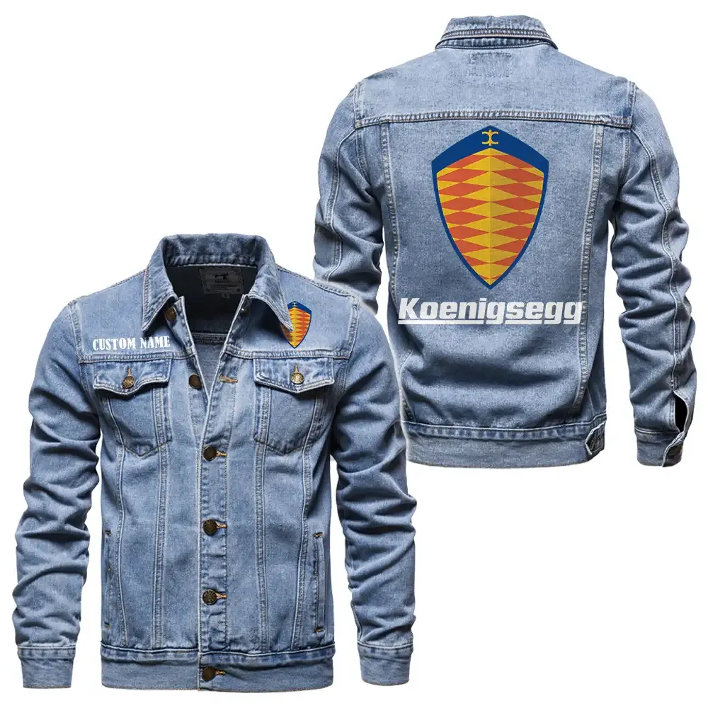 Prestige Coupe Denim Jacket, Rider Lifestyle Denim Jacket CAR190 - Light Blue