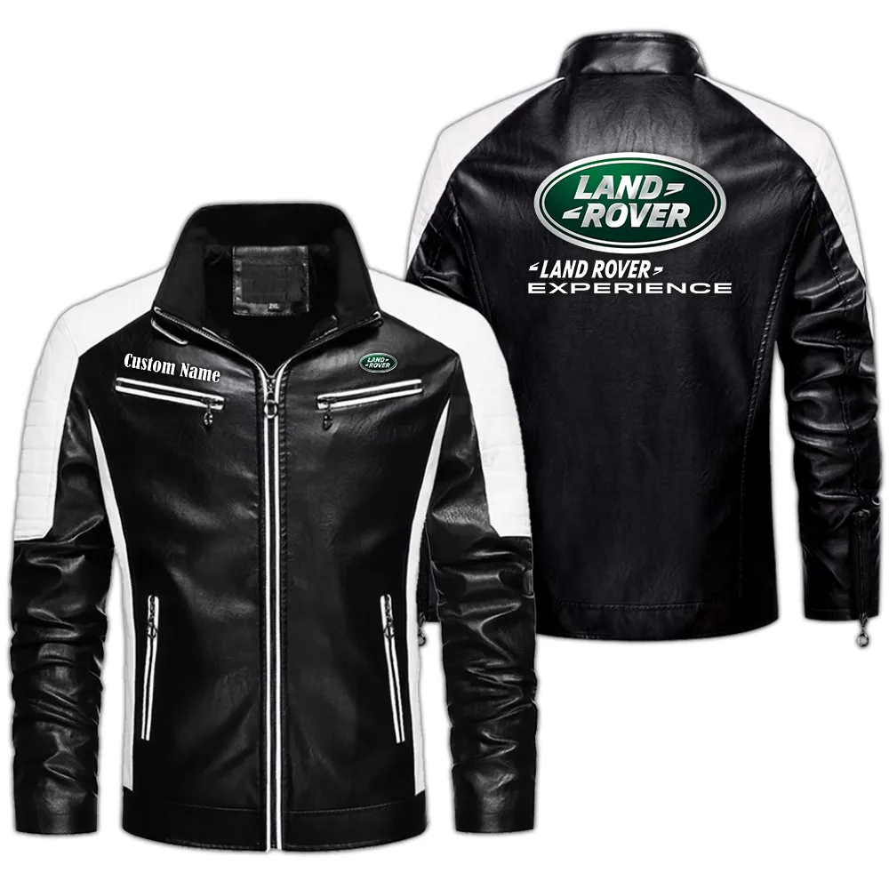 Rugged Terrain Auto Brand Men's Pu Leather Jacket, Rider Comfort Leather Strength CAR040 - Black