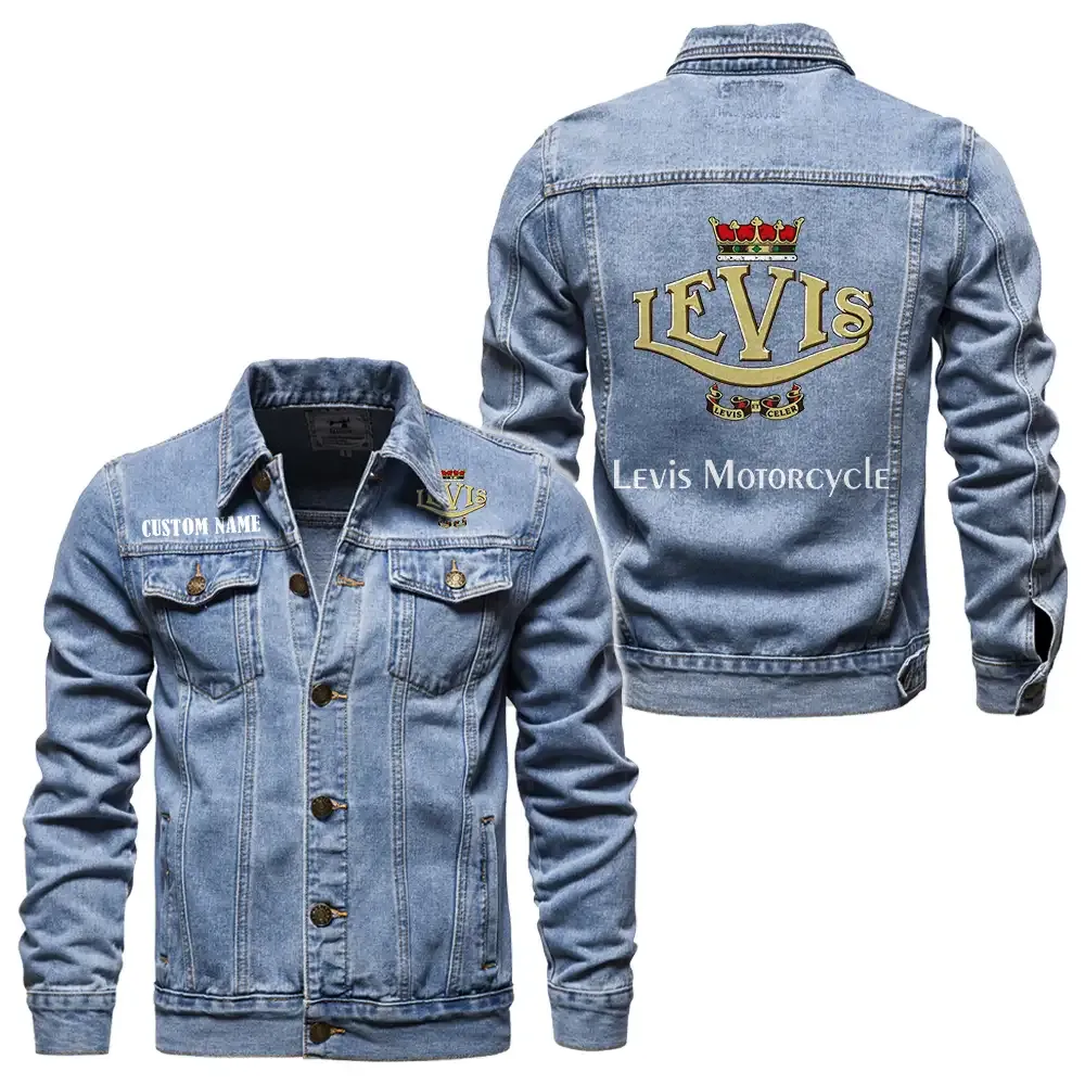 Lifestyle Tough Denim Jacket, Car Culture Denim Style CAR190 - Light Blue
