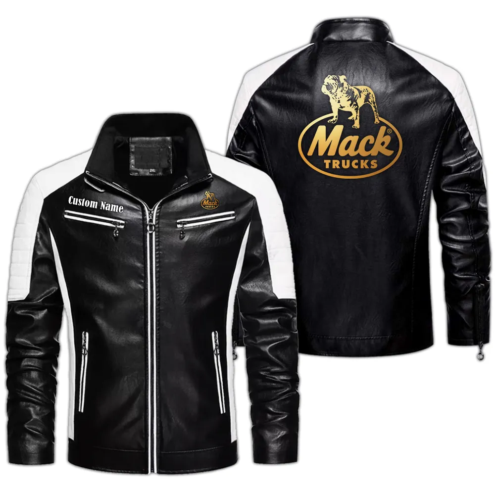 Cargo Hauler Men's Pu Leather Jacket, Bold Streetwear PU Leather CAR040 - Black