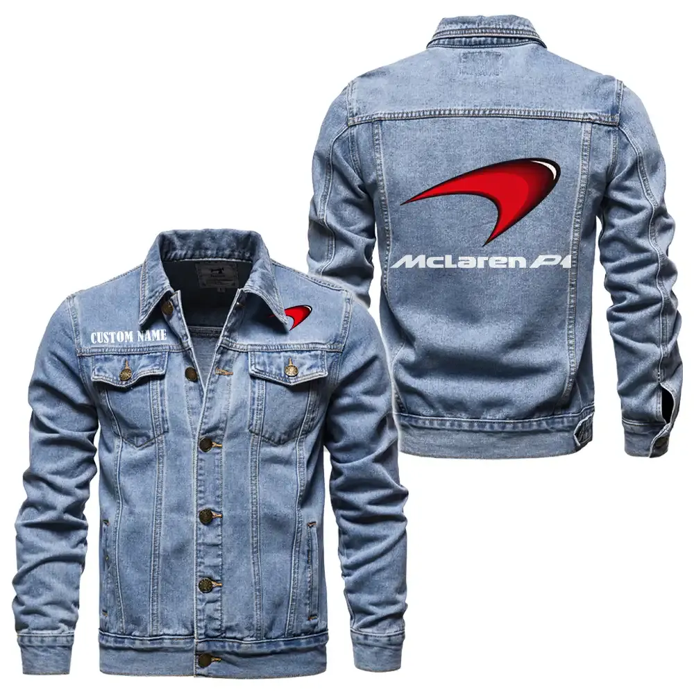 Track Monster Denim Jacket, Denim Jacket Built Tough CAR190 - Light Blue