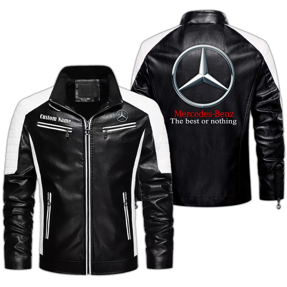 Premium SUV Men's Pu Leather Jacket, Bold Streetwear PU Leather CAR040 - Black
