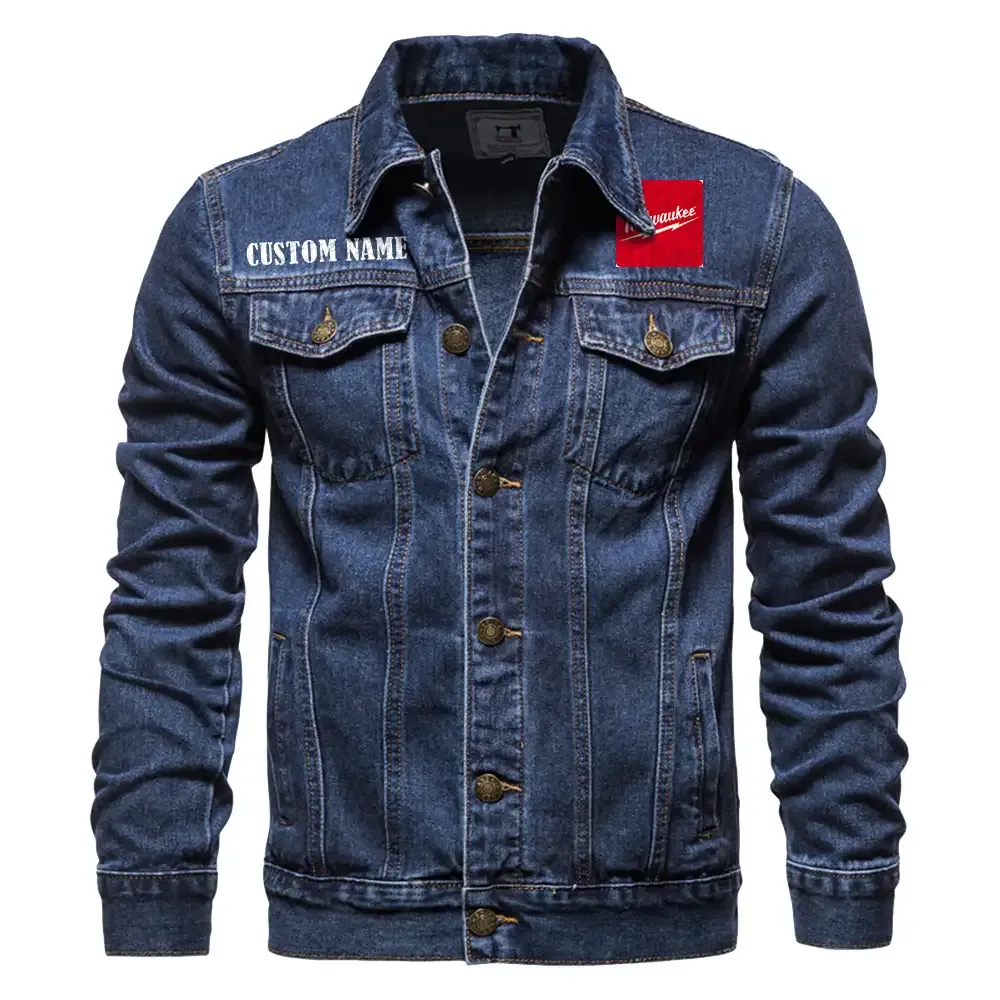 Durable Fit Denim Jacket, Performance Denim for Riders CAR190 - Dark Blue