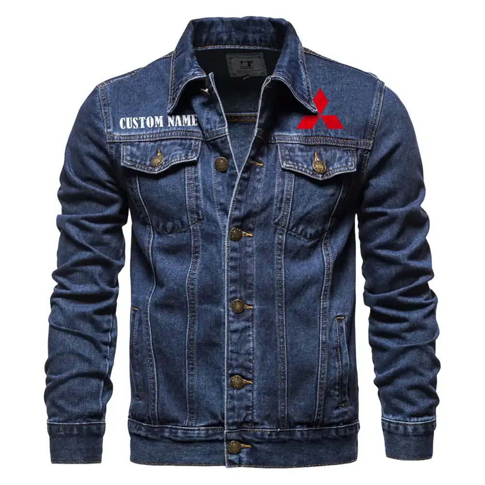 Sport Utility Vehicle Denim Jacket, Rugged Jacket Garage Comfort CAR190 - Dark Blue