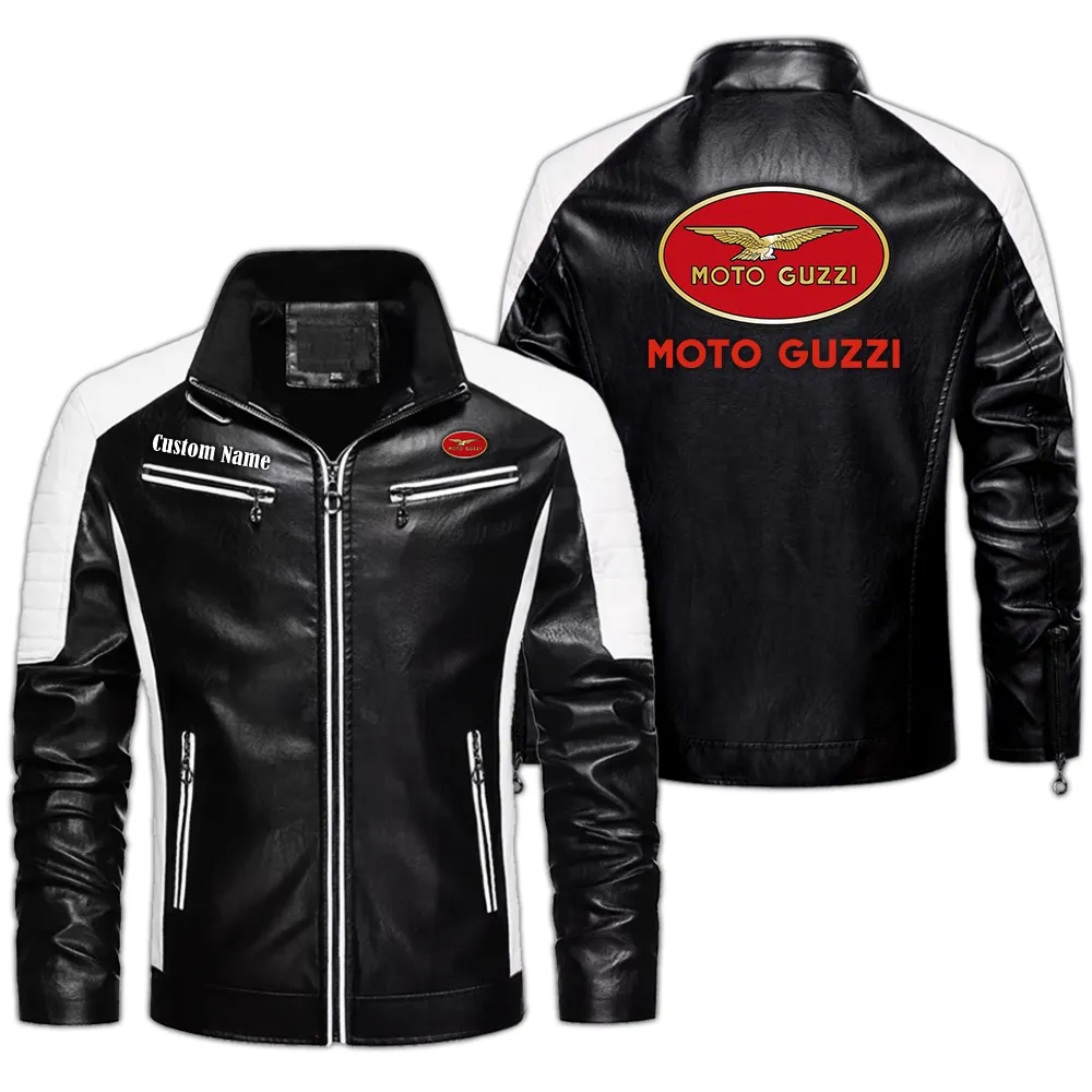 Vintage Cruiser Men's Pu Leather Jacket, Road-Ready PU Leather Style CAR040 - Black