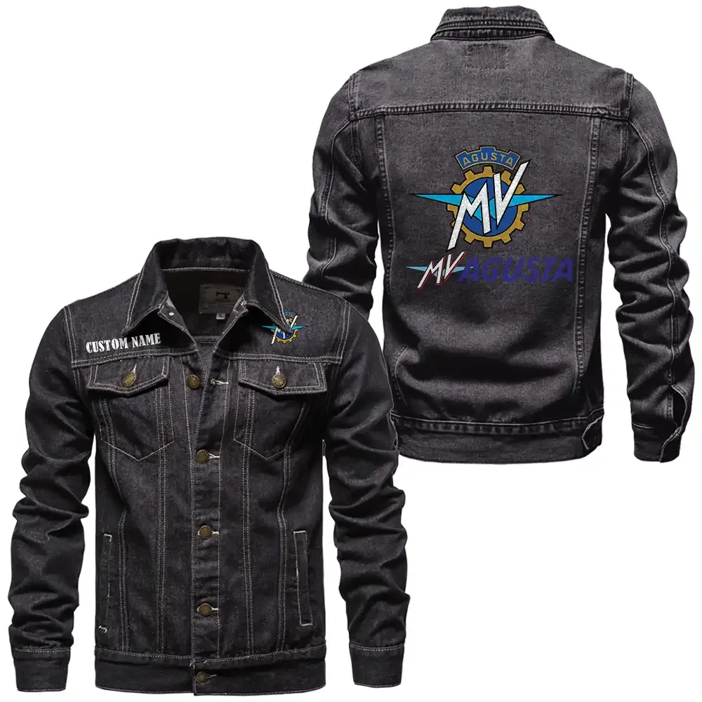 Performance Bike Denim Jacket, Streetwear Denim with Attitude CAR190 - Black