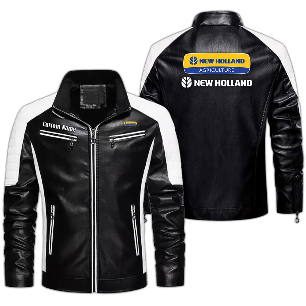 Work Gear Men's Pu Leather Jacket, Auto Spirit PU Jacket CAR040 - Black