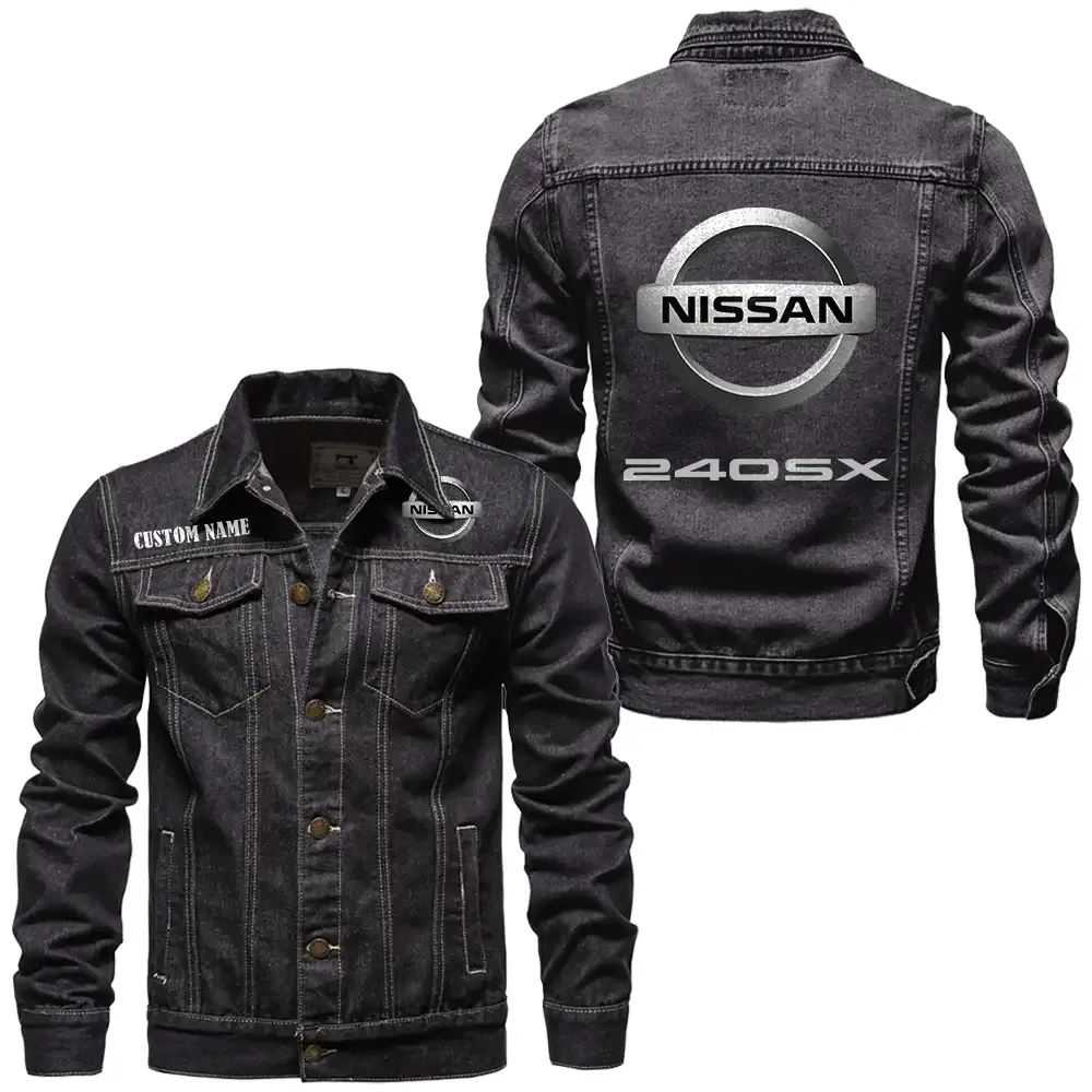 Durable Fit Denim Jacket, Durable Denim Road Spirit CAR190 - Black