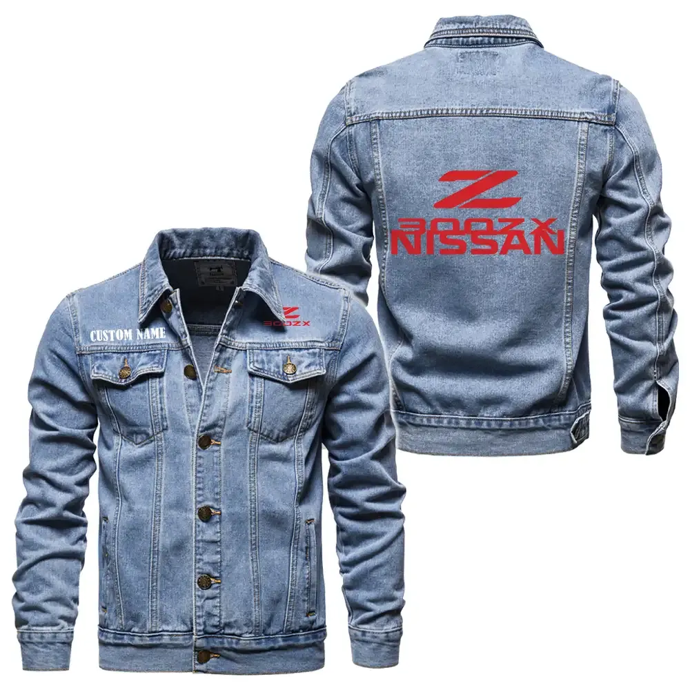 Garage Style Denim Jacket, Denim Jacket Built Tough CAR190 - Light Blue