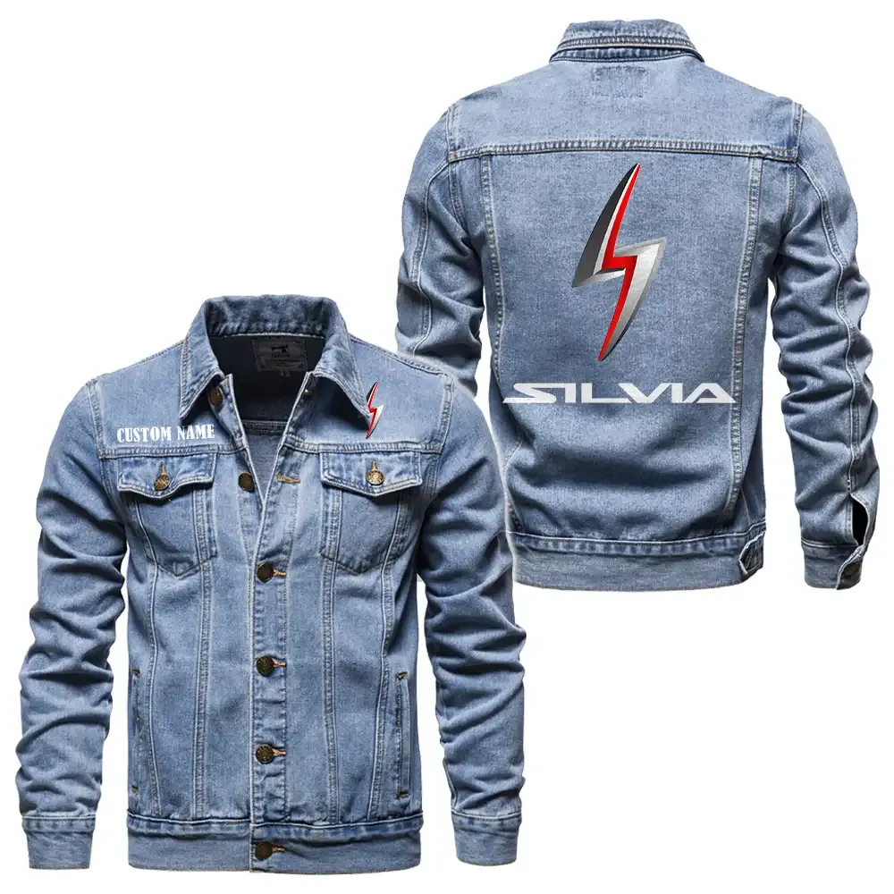Durable Fit Denim Jacket, Car Culture Denim Style CAR190 - Light Blue