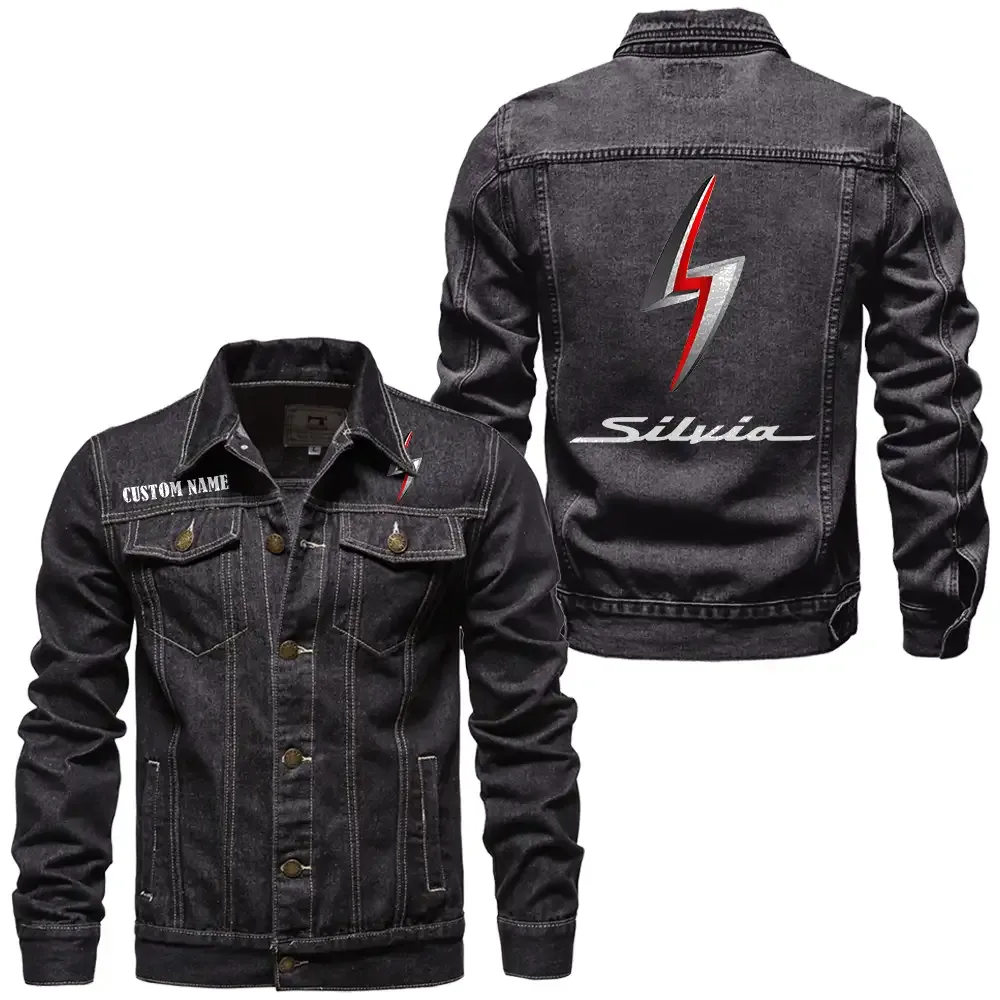 Speed Drive Denim Jacket, Motorcycle Pride Denim Style CAR190 - Black