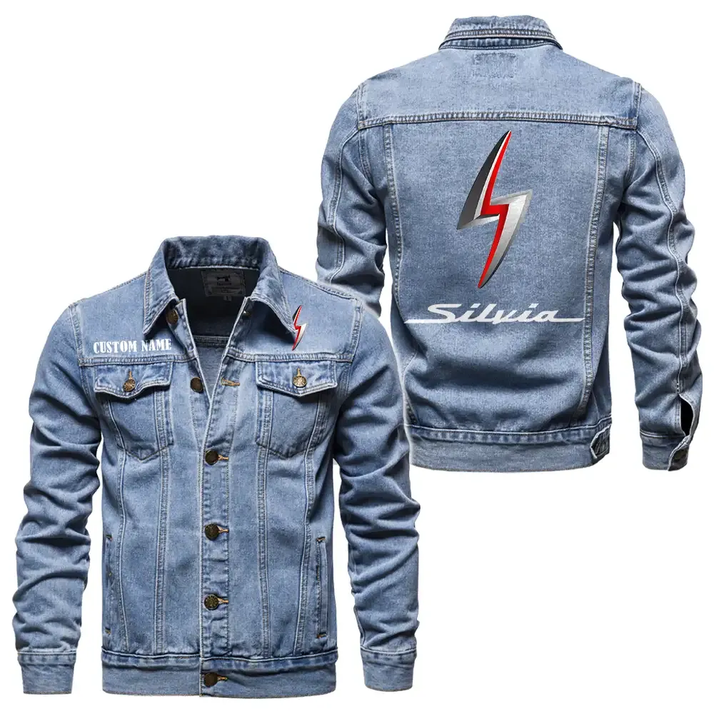 Racing Motion Denim Jacket, Denim Spirit for Drivers CAR190 - Light Blue