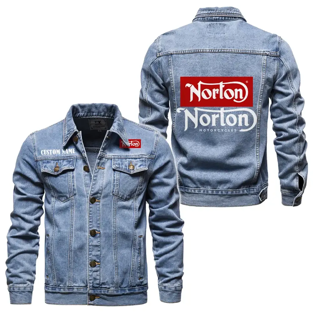Road Energy Denim Jacket, All-Season Denim for Riders CAR190 - Light Blue