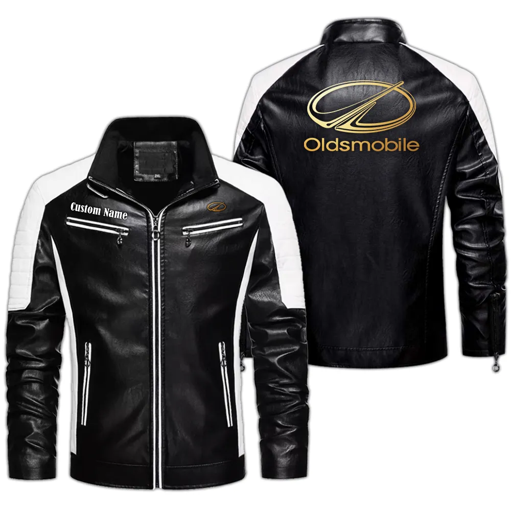Lifestyle Motion Men's Pu Leather Jacket, Bold Streetwear PU Leather CAR040 - Black