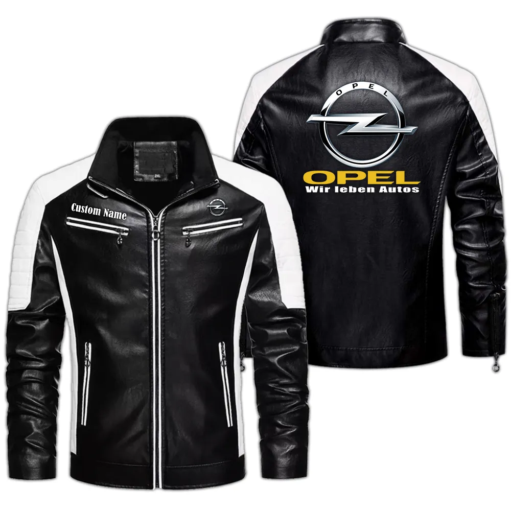 Urban Car Men's Pu Leather Jacket, Rider Comfort Leather Strength CAR040 - Black