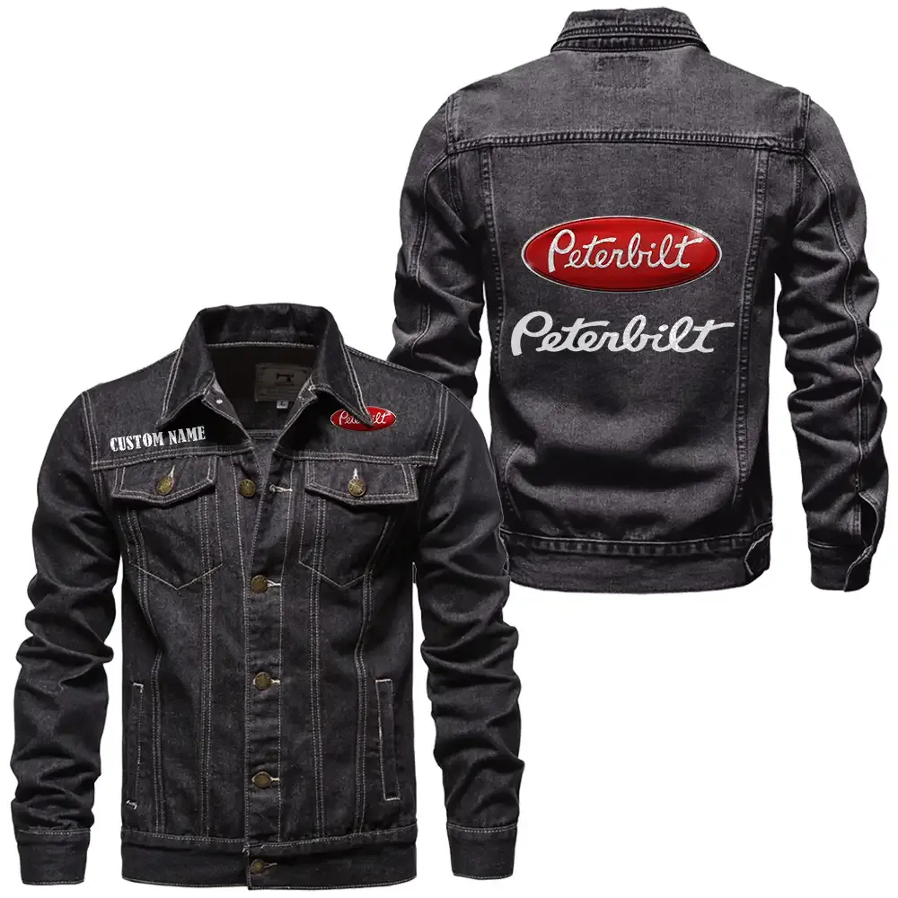 Industrial Vehicle Denim Jacket, Road-Ready Denim Jacket CAR190 - Black