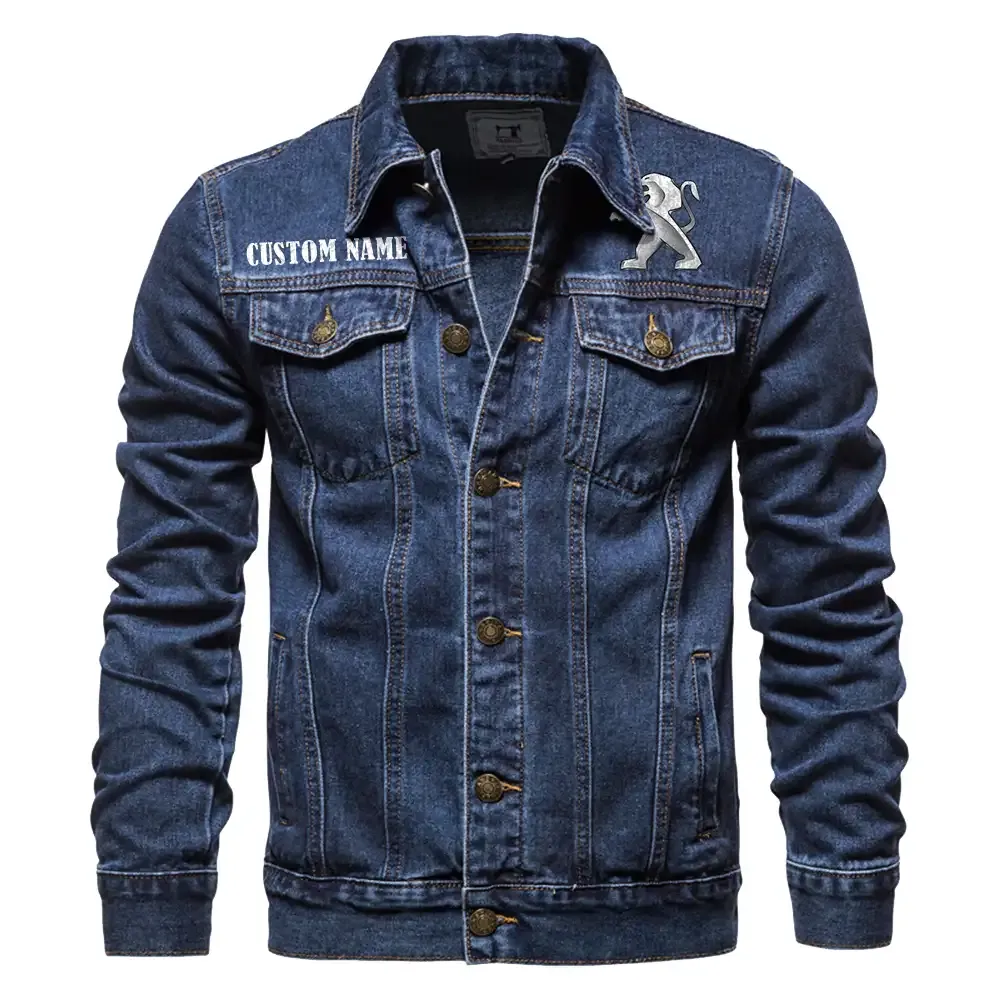 Mid-Size Car Denim Jacket, Denim Jacket Built Tough CAR190 - Dark Blue