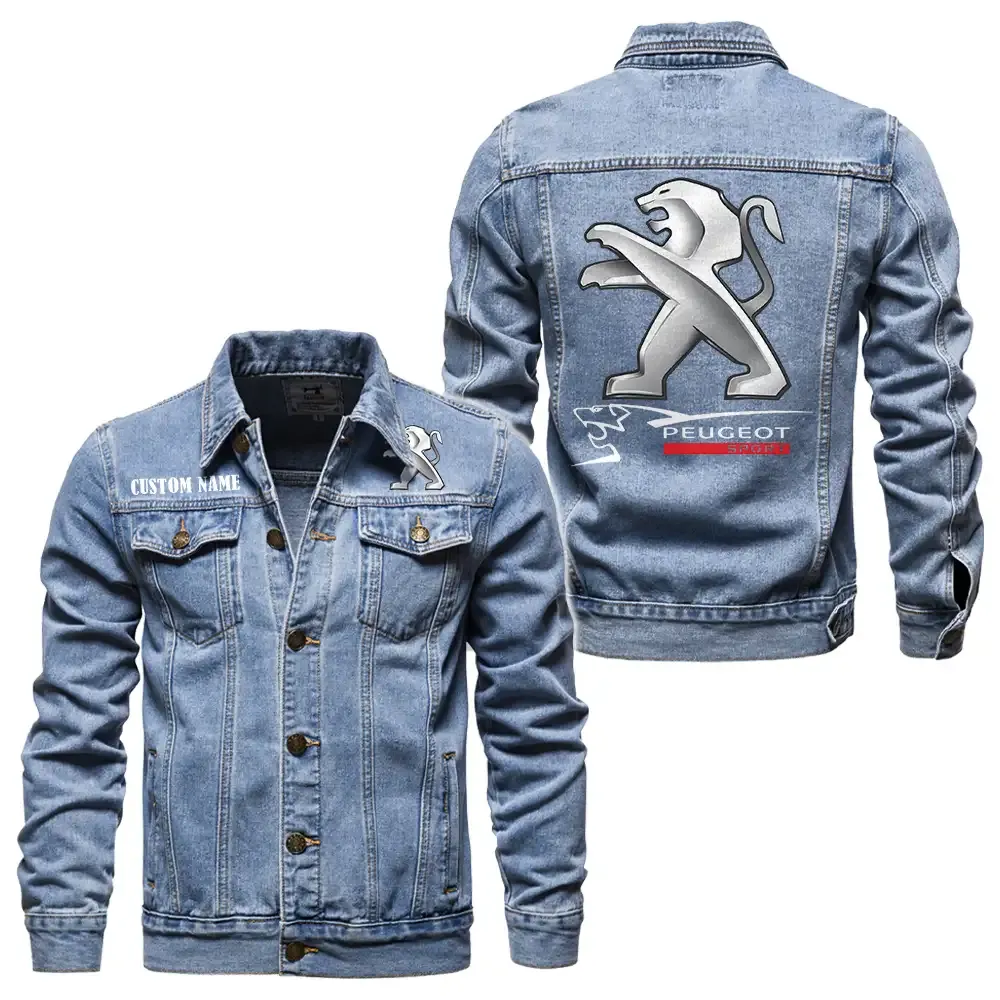 Urban Ride Denim Jacket, Road-Ready Denim Jacket CAR190 - Light Blue