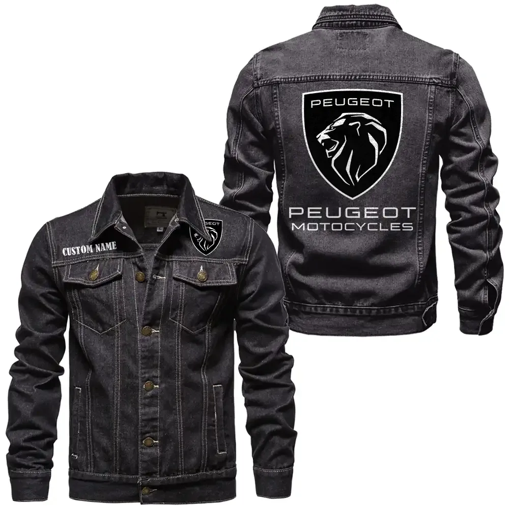 Urban Ride Denim Jacket, Road-Ready Denim Jacket CAR190 - Black