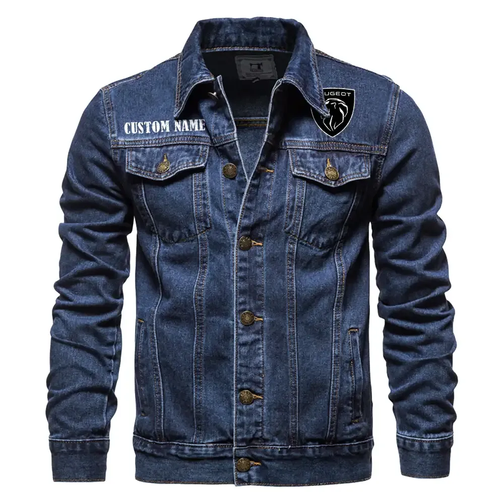 Strong Drive Denim Jacket, Denim Jacket Built Tough CAR190 - Dark Blue