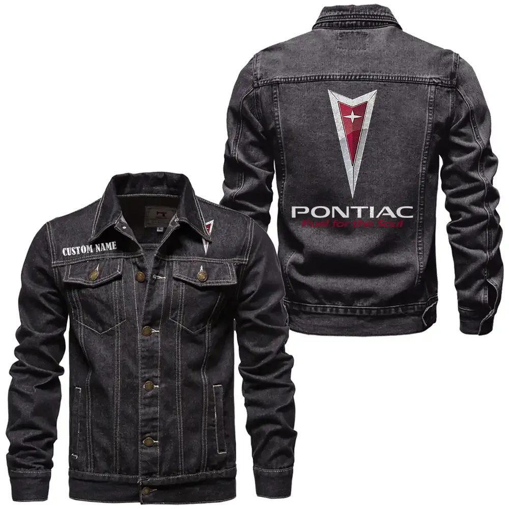 Heritage Auto Denim Jacket, Classic Fit Gearhead Spirit CAR190 - Black