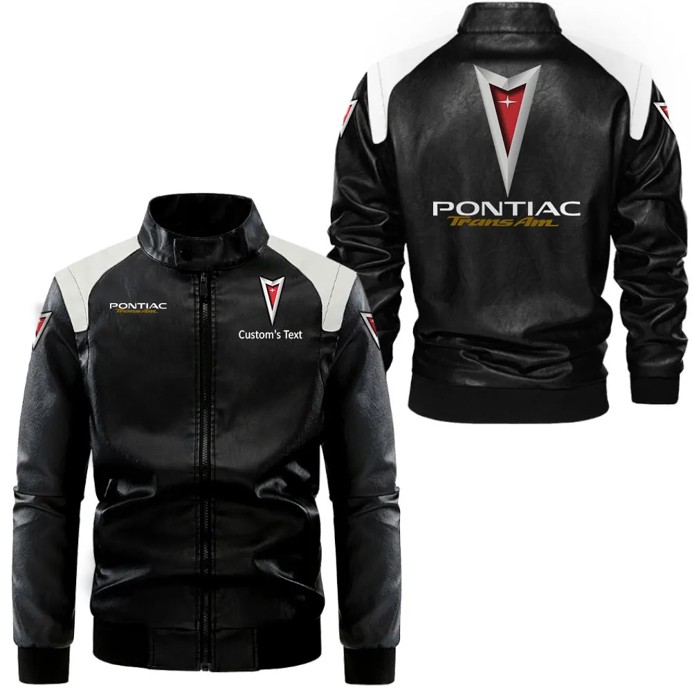 Durable Motion Black And White Leather Jacket, Road Tested Two-Tone Jacket CAR080