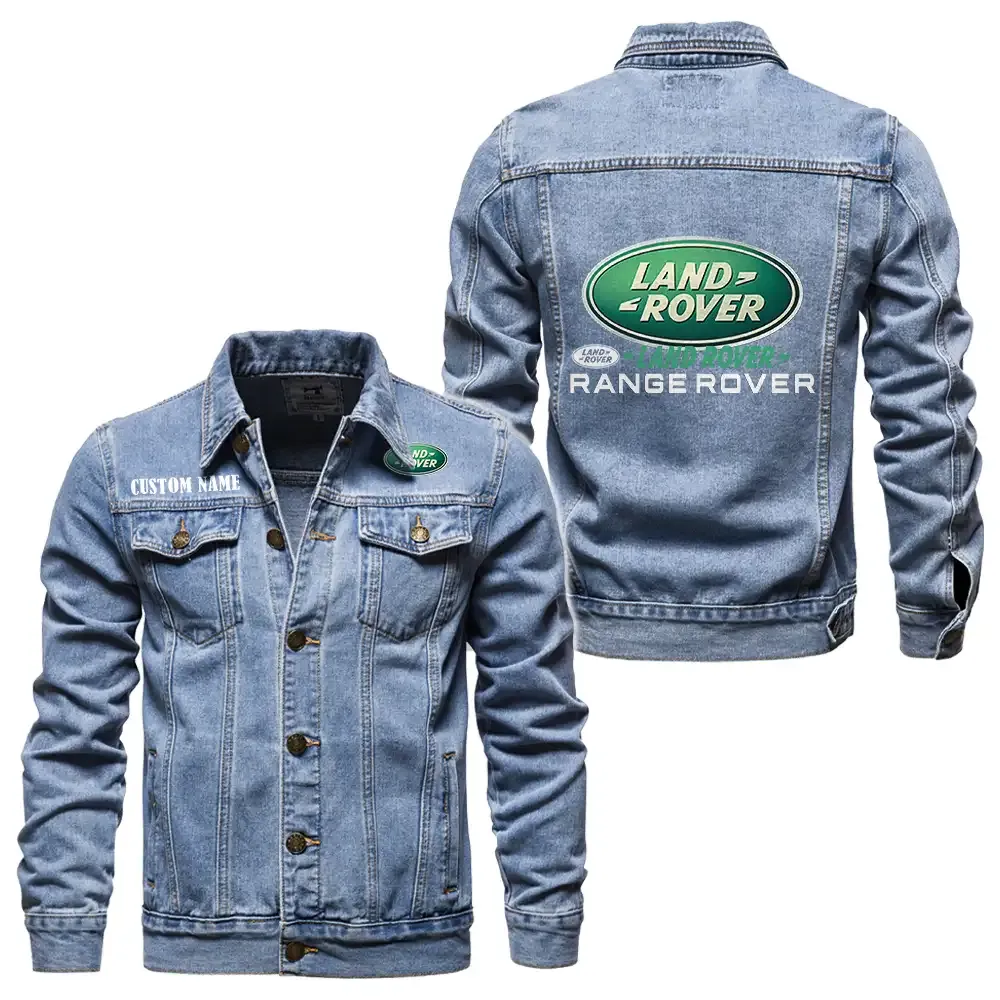 Luxury Off-Road SUV Denim Jacket, Rider Lifestyle Denim Jacket CAR190 - Light Blue