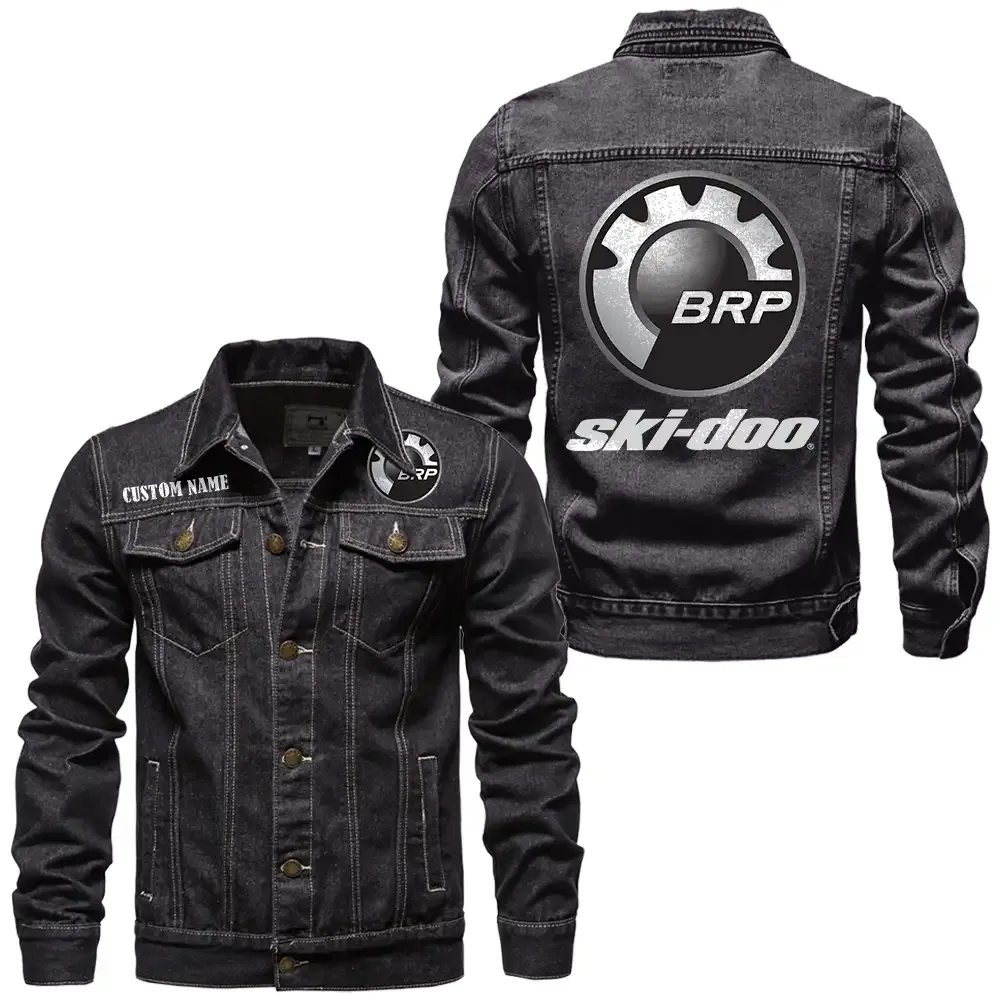 Frozen Terrain Vehicle Denim Jacket, Car Culture Denim Style CAR190 - Black