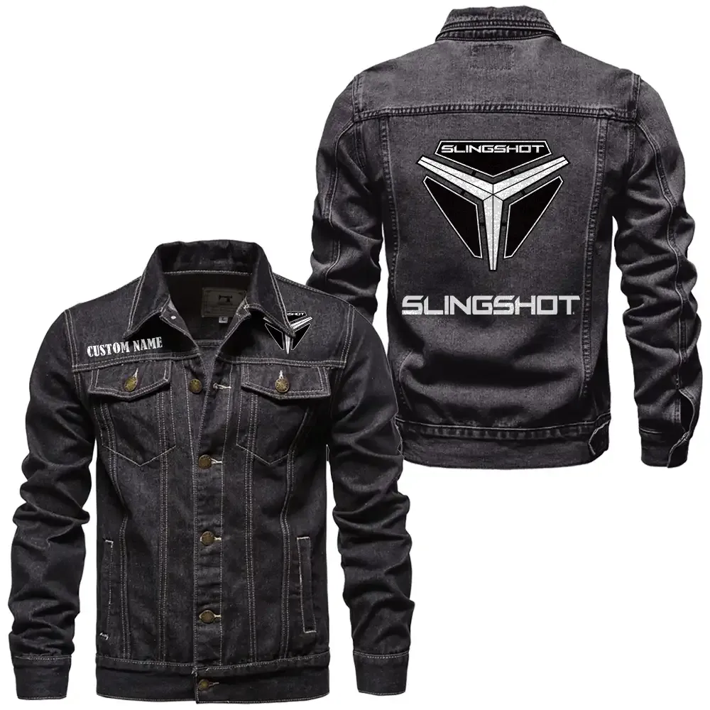 Denim Jacket, Performance Denim for Riders CAR190 - Black