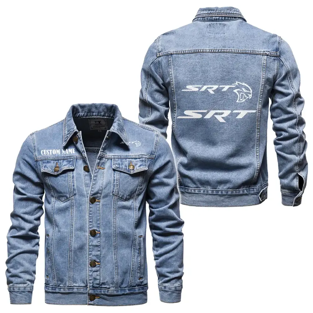 Strong Energy Denim Jacket, Everyday Rugged Denim Jacket CAR190 - Light Blue