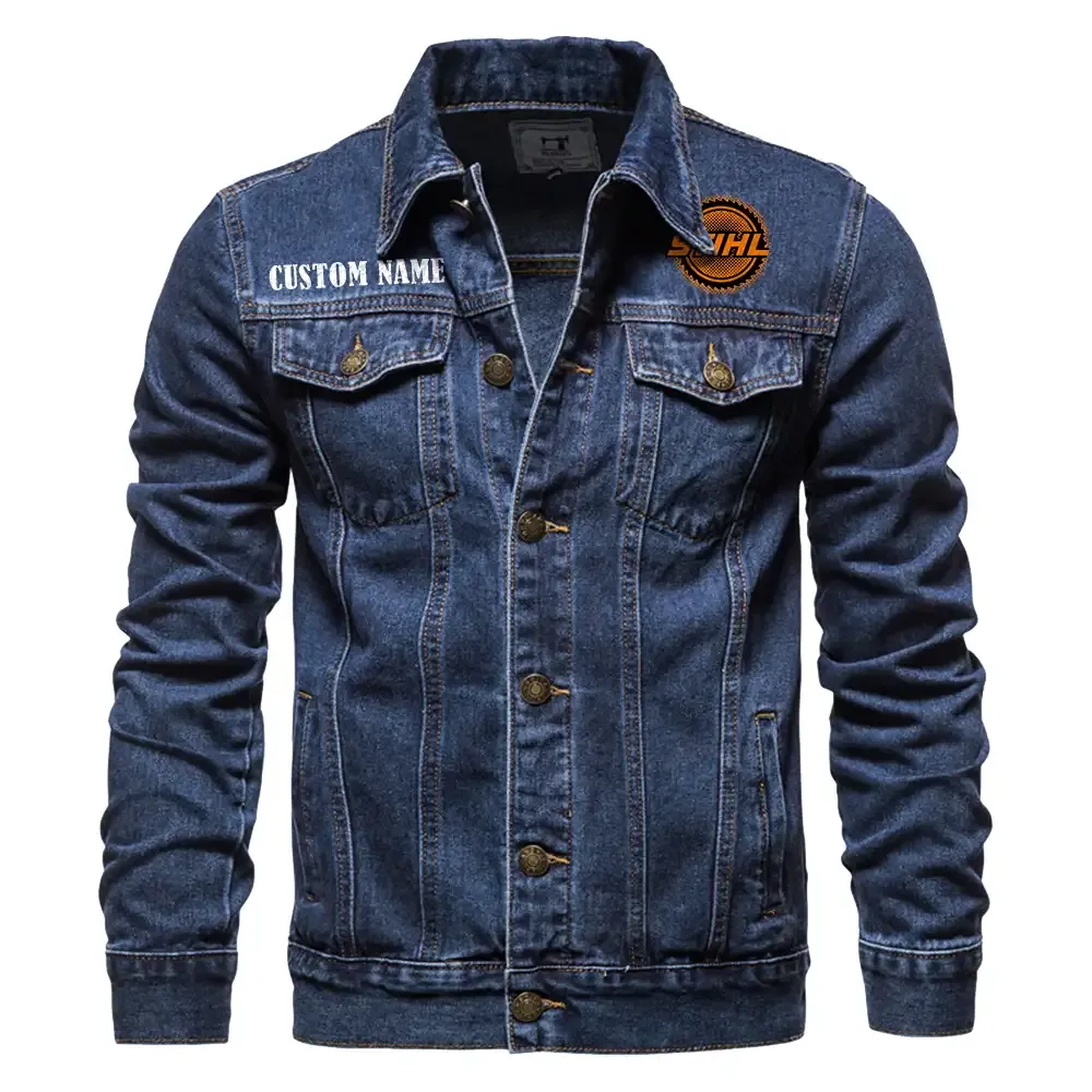 Pro Cutter Denim Jacket, Motorcycle Pride Denim Style CAR190 - Dark Blue