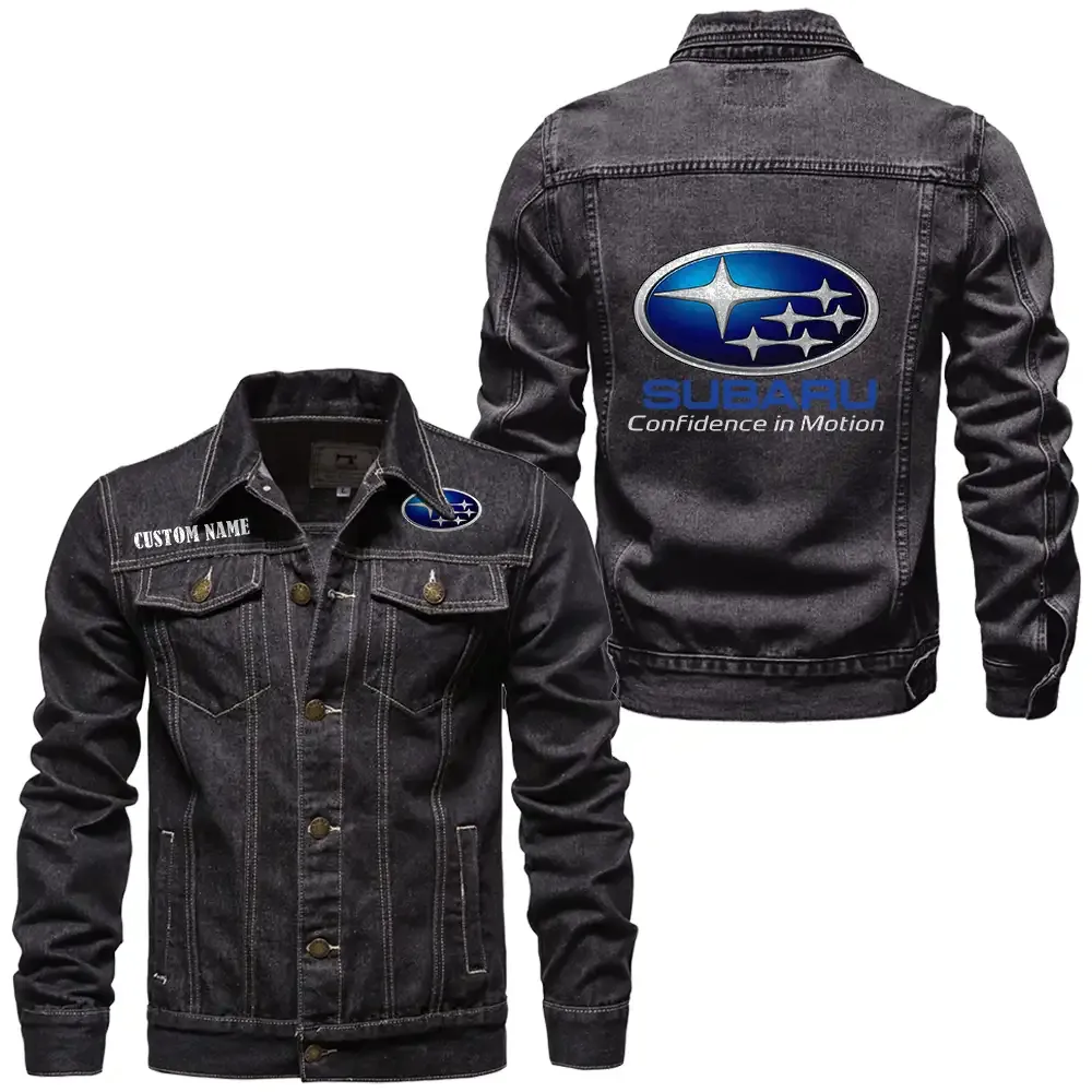 Compact SUV Denim Jacket, True Gearhead Denim Look CAR190 - Black