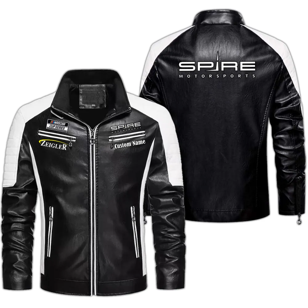 Compact SUV Men's Pu Leather Jacket, Rugged Style for Drivers CAR040 - Black