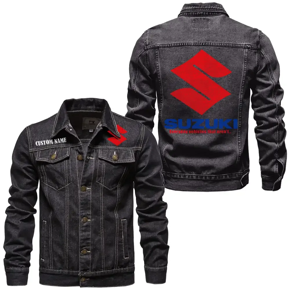 Superbike Denim Jacket, Denim Spirit for Drivers CAR190 - Black
