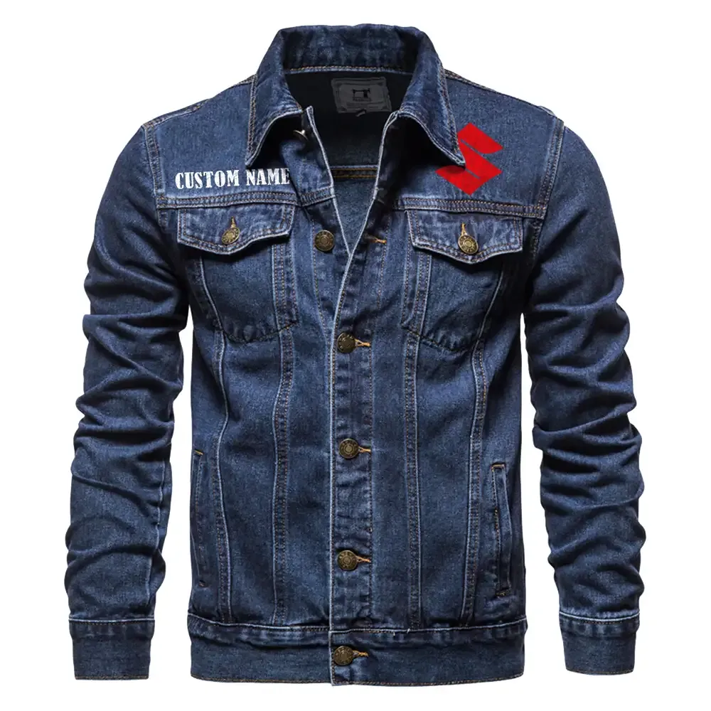 Speed Demon Denim Jacket, Garage Life Denim Jacket CAR190 - Dark Blue