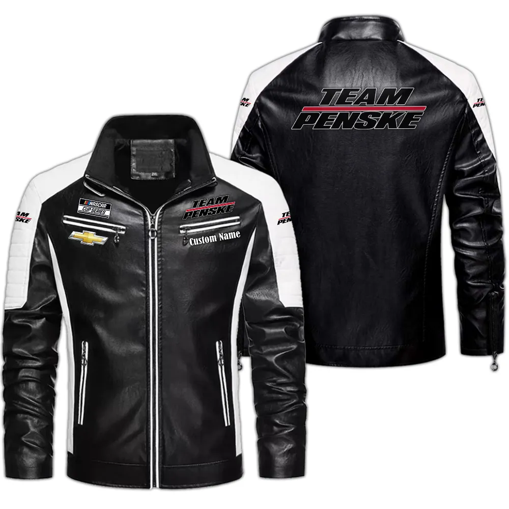 Road Spirit Men's Pu Leather Jacket, Gearhead Pride in PU CAR040 - Black