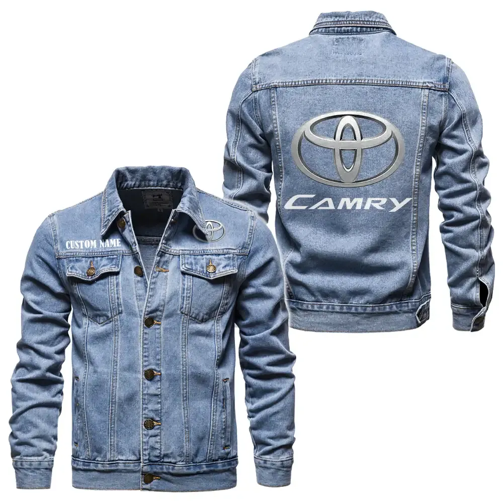 Mid-Size Vehicle Denim Jacket, Rugged Style Everyday Denim CAR190 - Light Blue
