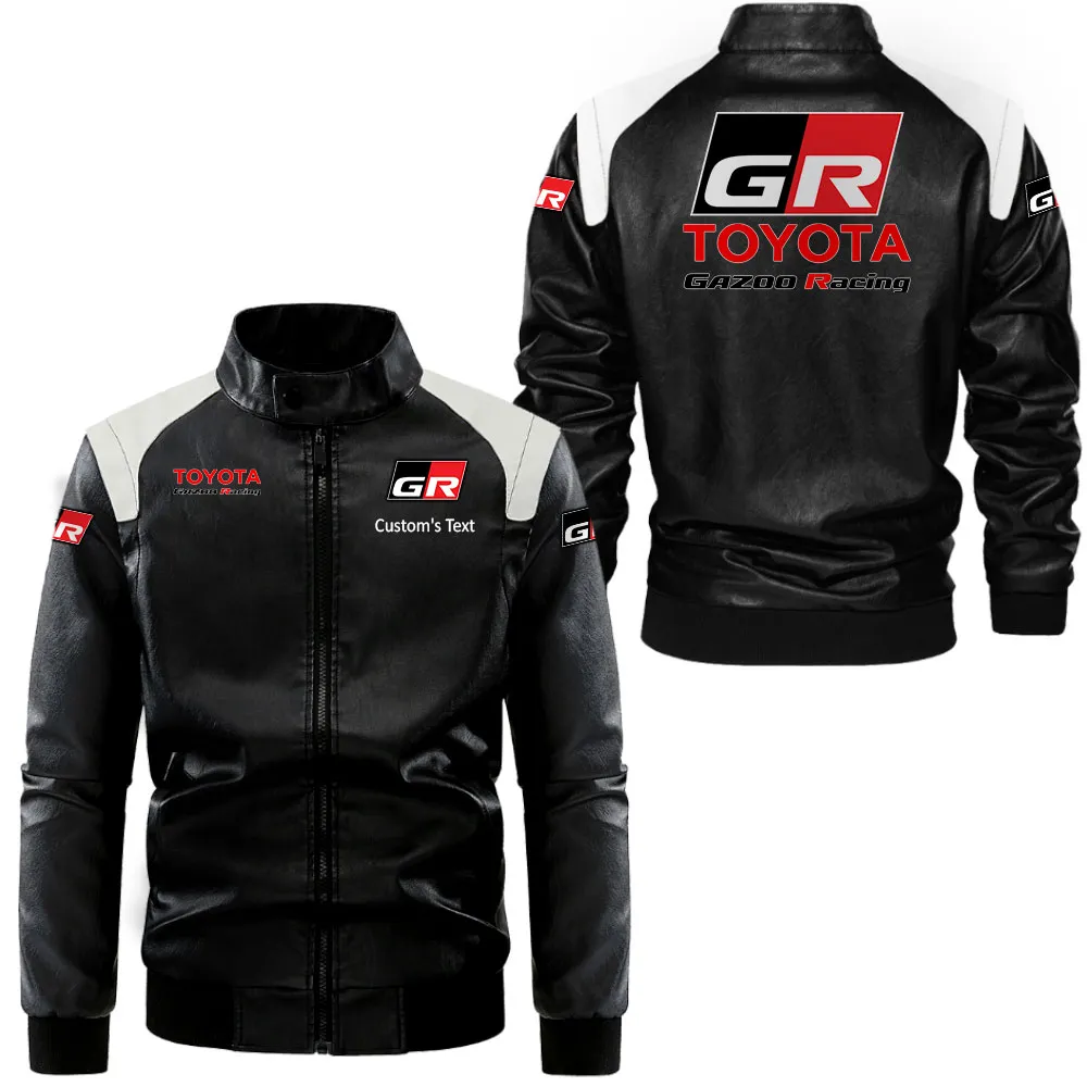 Performance Style Black And White Leather Jacket, Rider Edge Classic Leather CAR080