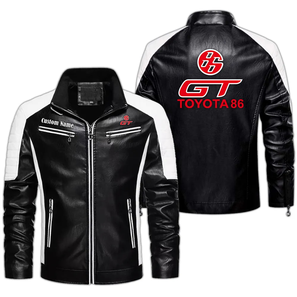Long-Life Vehicle Men's Pu Leather Jacket, Road Spirit PU Strength CAR040 - Black