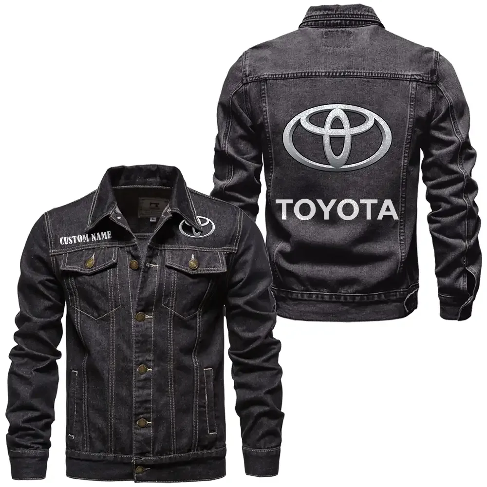 Global Drive Denim Jacket, Garage Life Denim Jacket CAR190 - Black