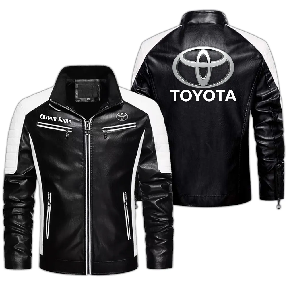 Built Gear Men's Pu Leather Jacket, Garage-Ready Leather Jacket CAR040 - Black