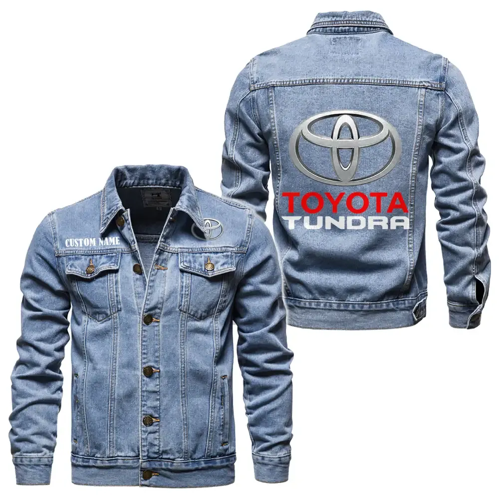 Truck Spirit Denim Jacket, Auto-Inspired Denim Look CAR190 - Light Blue