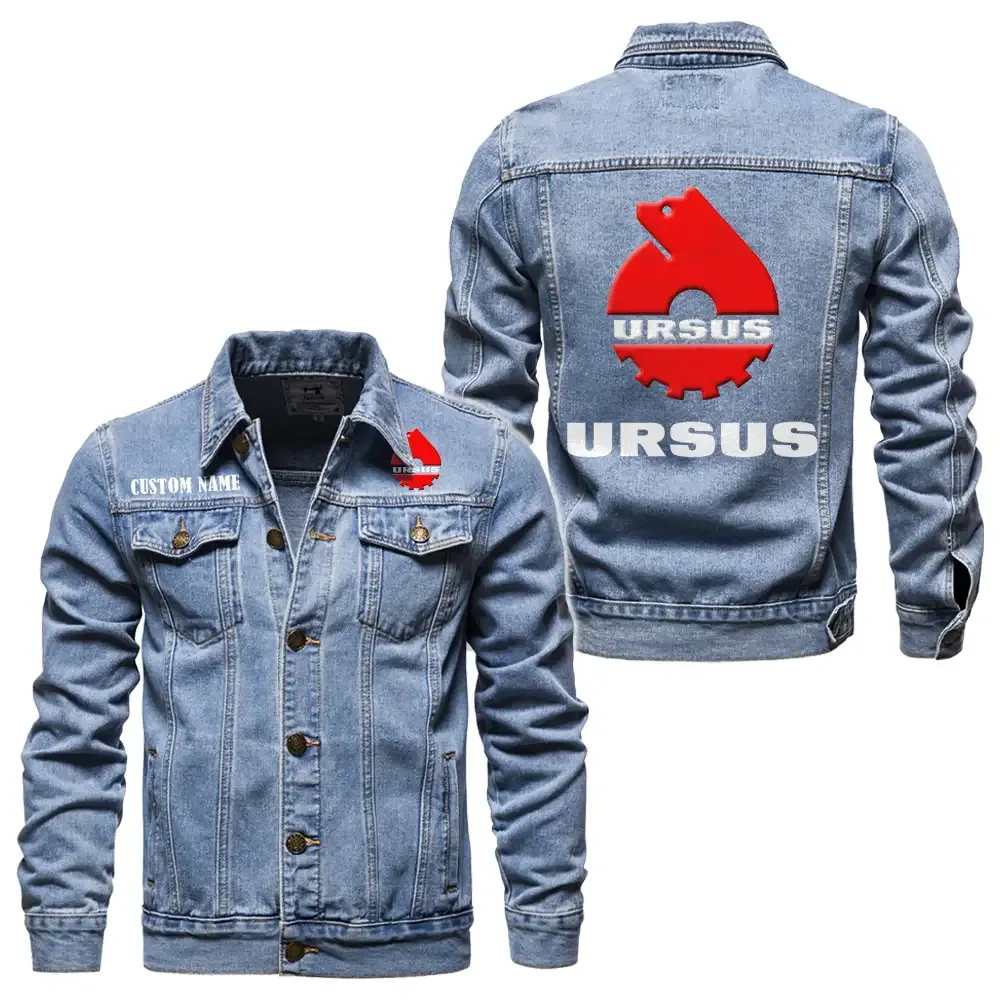 Sturdy Tillage Tractor Denim Jacket, Performance Denim for Riders CAR190 - Light Blue
