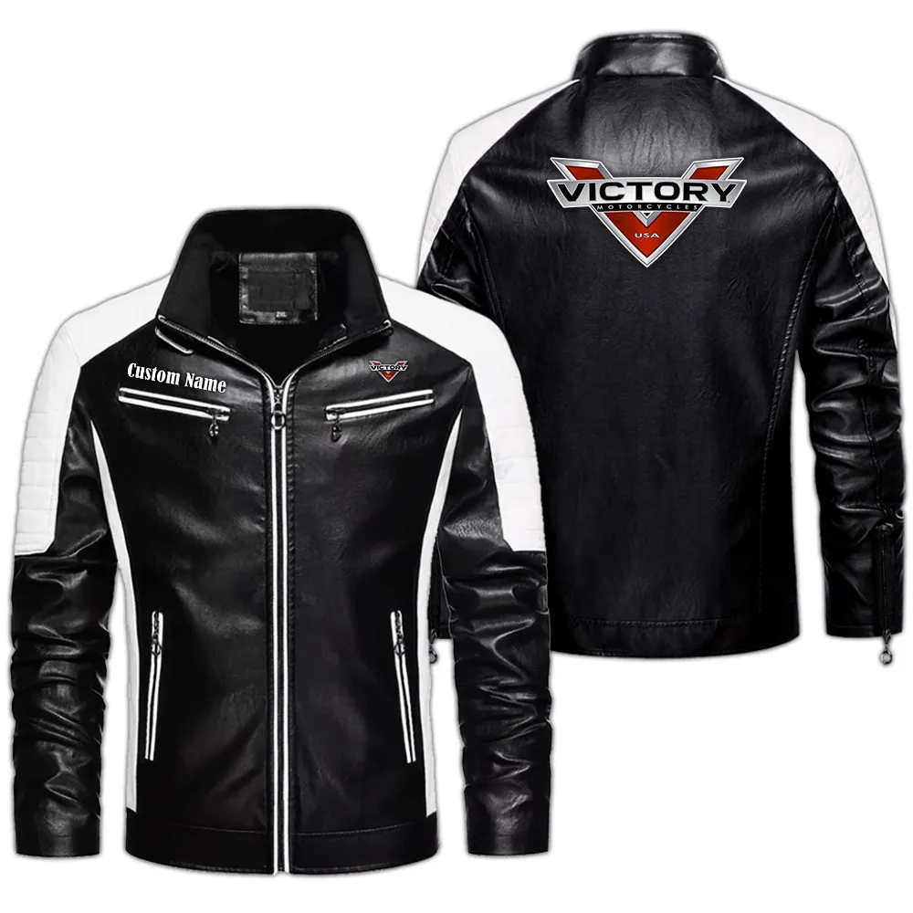 Performance Bike Men's Pu Leather Jacket, Auto Spirit PU Jacket CAR040 - Black