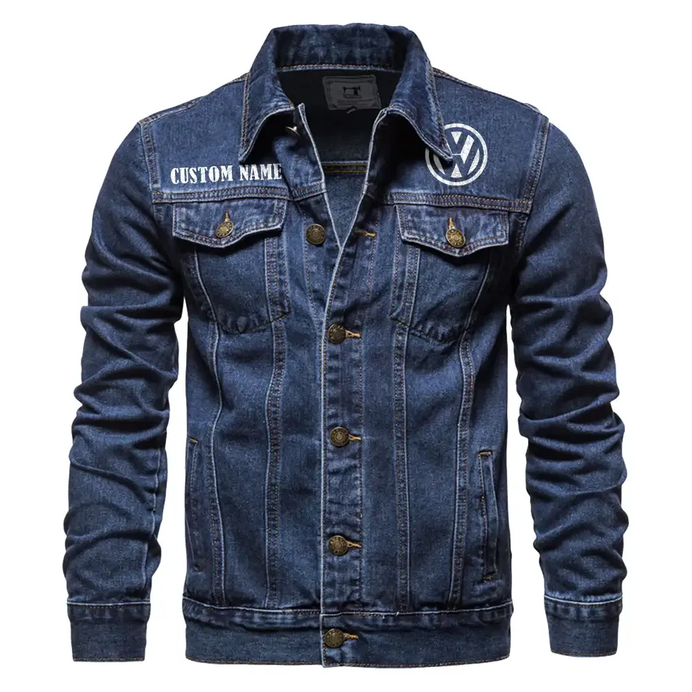 Road Spirit Denim Jacket, Street Spirit Denim Jacket CAR190 - Dark Blue